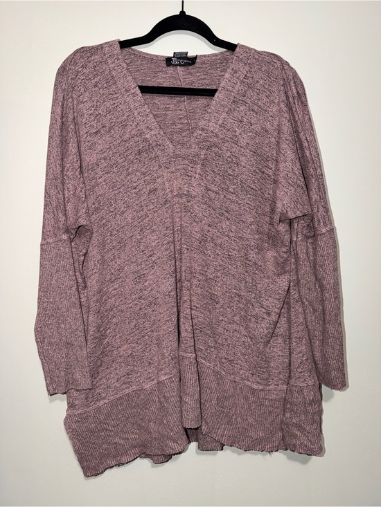 Miss cheivious Tops - Dusty Rose V-Neck Pullover Hoodie